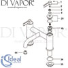 Ideal Standard Silver Bath Filler Rim Mounted Deck Tap Spare Parts